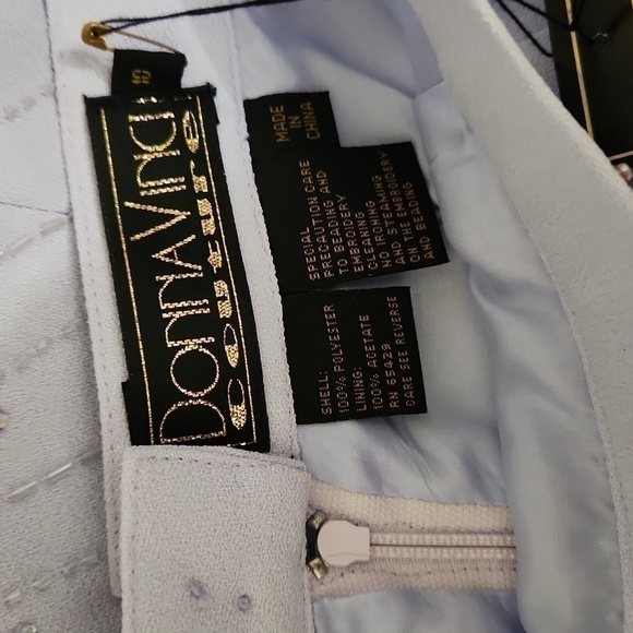 2 Piece Formal Suit Jacket with Maxi Skirt Size 10 Wedding Party New Donna Vinci - Picture 8 of 16